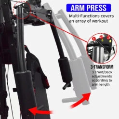 Body Iron BHG9000 Ultimate 5-Station Multi Home Gym Trainer 17 Body Iron BHG9000 Ultimate 5-Station Multi Home Gym Trainer -World Fitness IMG 4308