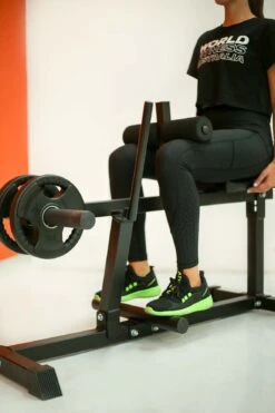 Body Iron Seated Calf Raise Machine -World Fitness SeatedCalfRaise 01