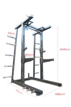 Body Iron Ultimate Commercial Half Rack HR9000 22 Body Iron Ultimate Commercial Half Rack HR9000 -World Fitness UltimateCommercialHalfRackHR9000 2