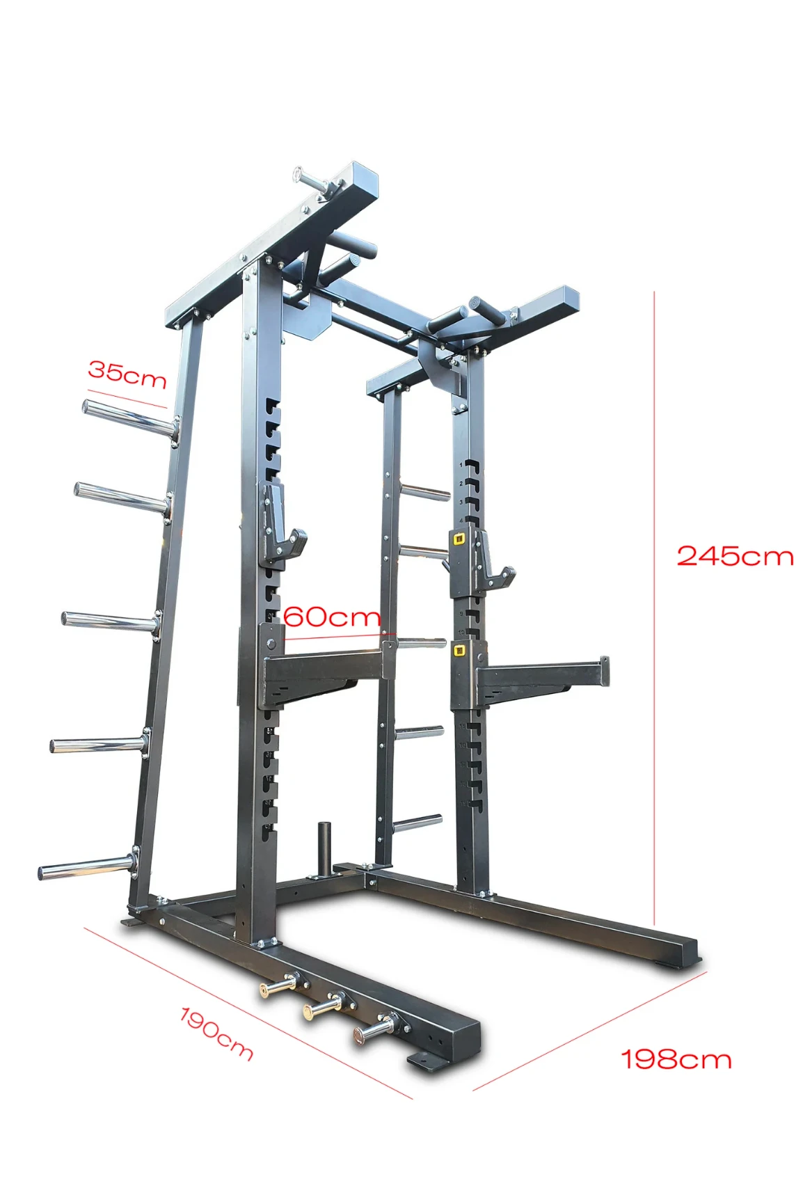 Body Iron Ultimate Commercial Half Rack HR9000 12 Body Iron Ultimate Commercial Half Rack HR9000 - Image 10