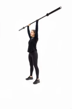 Body Iron 7ft Titan Commercial Olympic Barbell Rated 1500lbs -World Fitness barbelloverheadpress