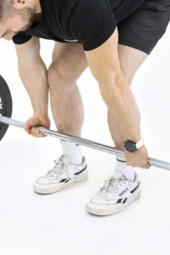 Body Iron 7ft Slate Commercial Olympic Barbell Rated 2000lbs -World Fitness deadlifthandplacement